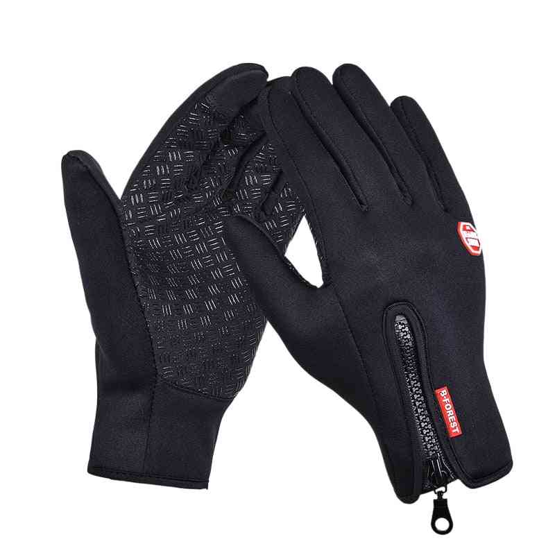 Waterproof With Flocking Warm Lining-winter Sports Gloves/women