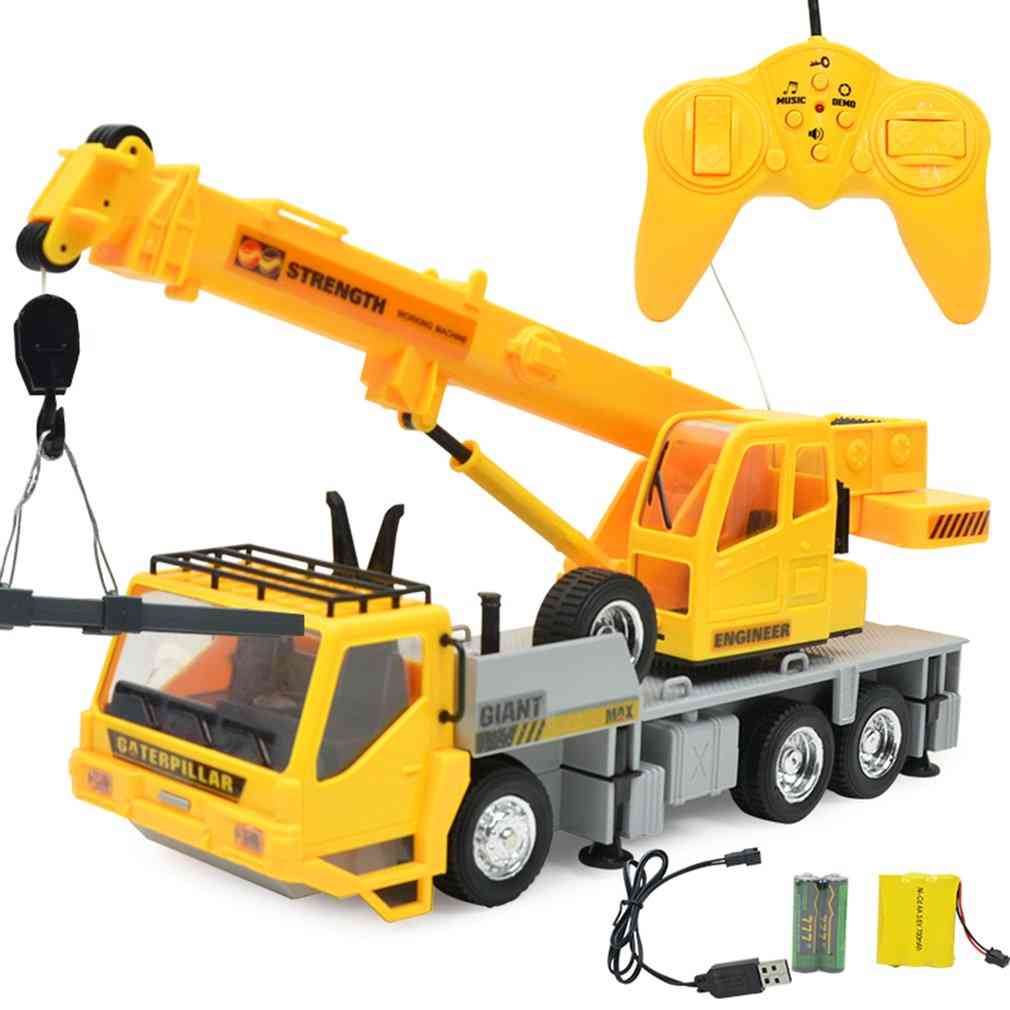 Remote Control Tower Crane Model Machinery Toy
