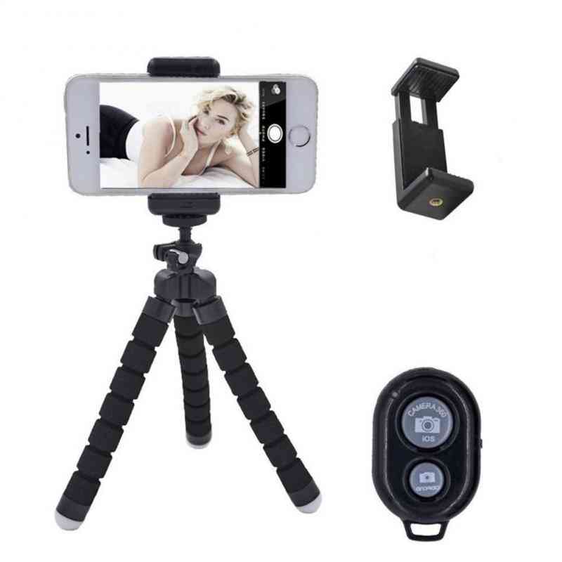 Iphone 11 pro max, samsung, trépied de support de téléphone portable xiaomi pour support de caméra