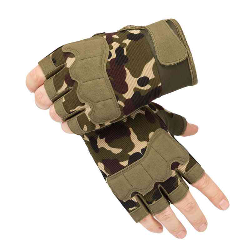 Fingerløse taktiske handsker - militære hærjagthandsker