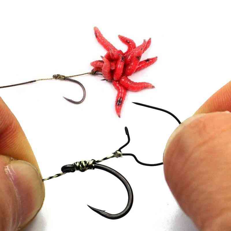 Extremely Sharp Design, Steel Maggot Clips For Fishing