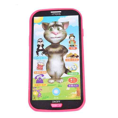3d snakkende kat russisk sprog taler & gentager legetøj til børn tidlige uddannelsesmæssige elektroniske interaktive tablet