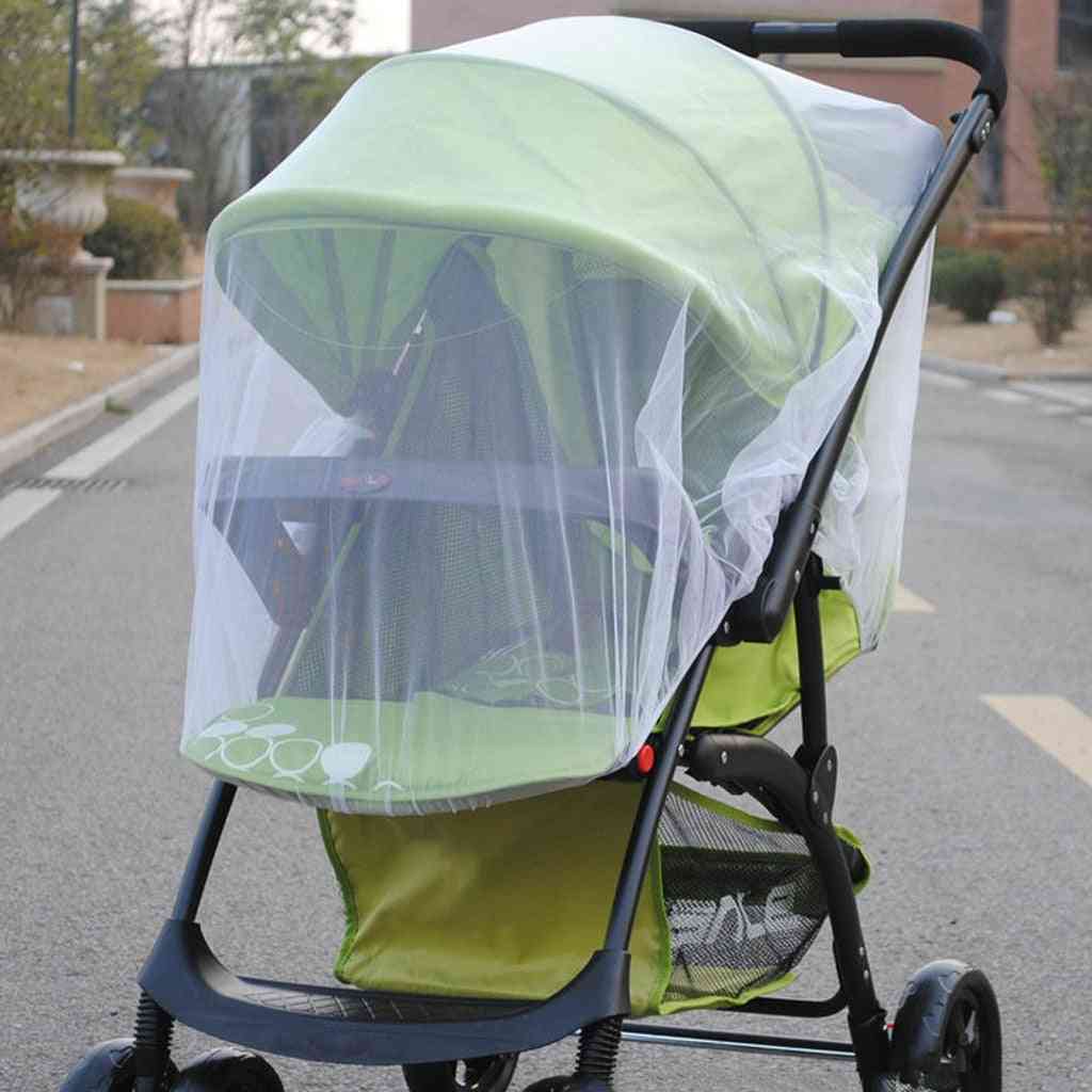 Otroška kočija mreža proti komarjem s polnim pokrovom, voziček