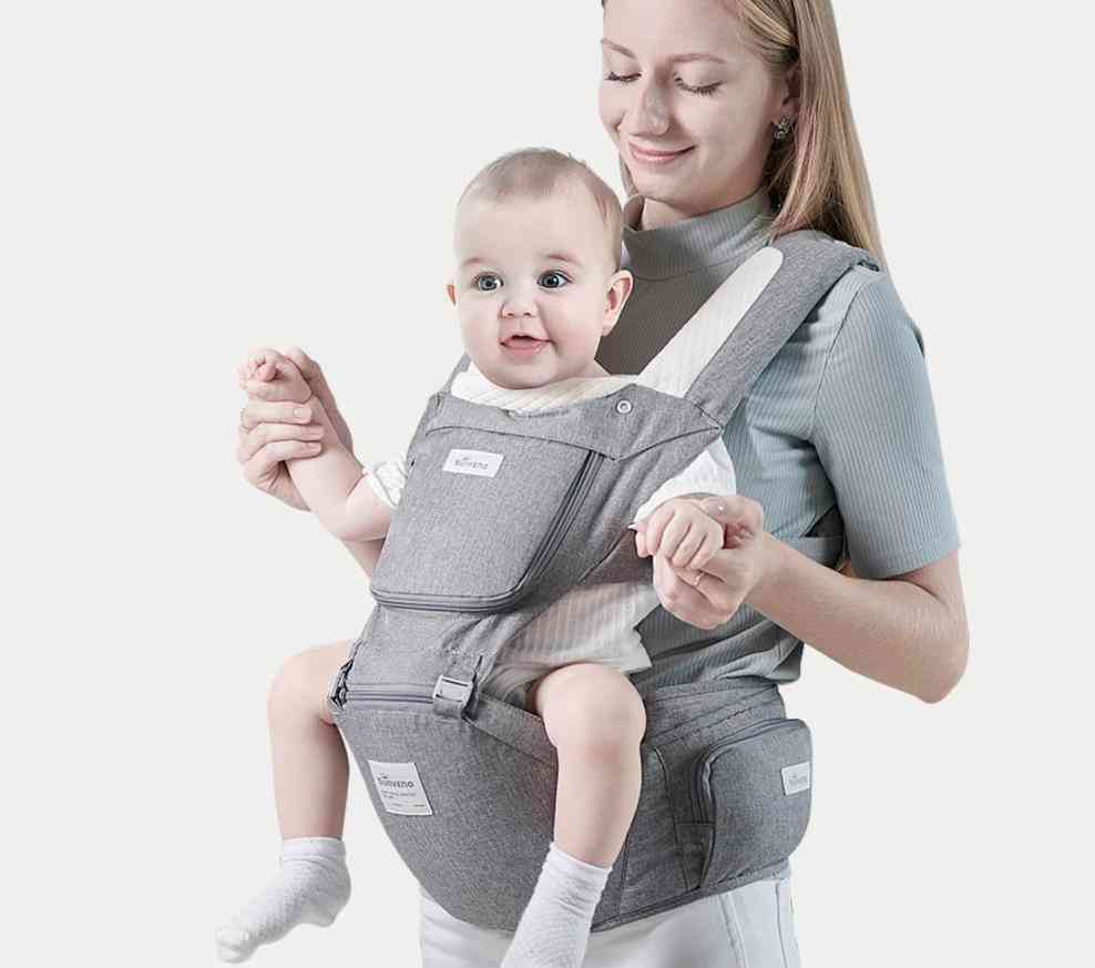 Ergonomic Design,  Infant Hip Seat-front Facing Backpack, Baby Carrier