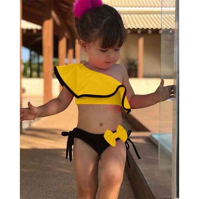 Enfants Bébé Filles À Volants Swimwear Maillot de bain bikini baignade Beachwear Plage Costume 