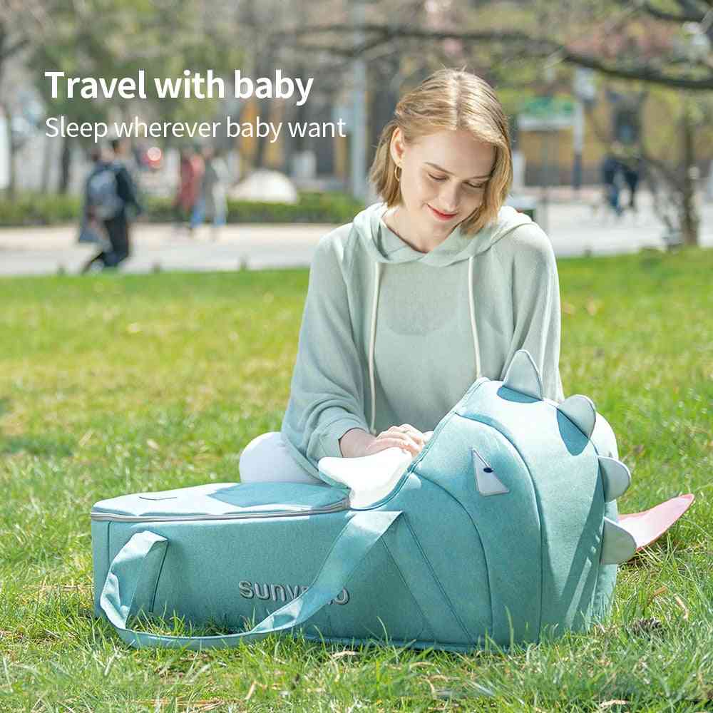 Portable Baby Carrycot Bassinet Travel Bed Crib, Infant Transporter Basket