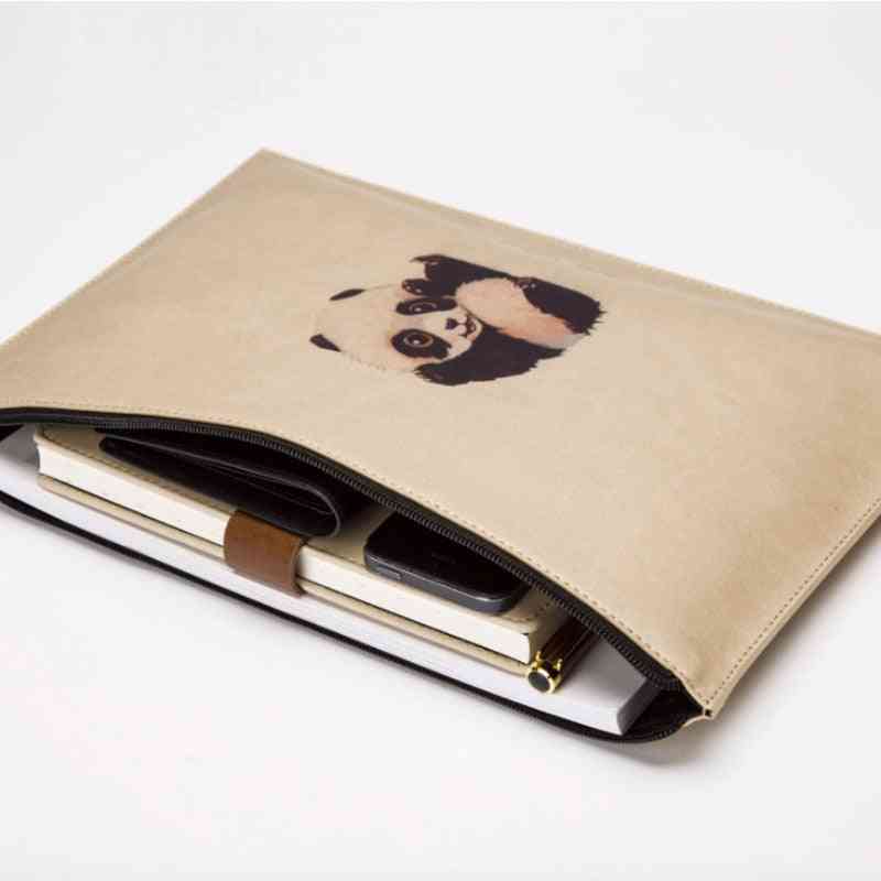 A4 kreatívna taška na zips na zakladanie dokumentov