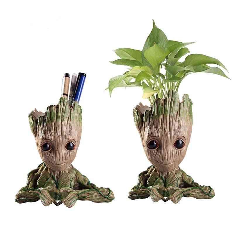 Baby Groot Flower Pot-action Figures Tree Man For Home Decoration