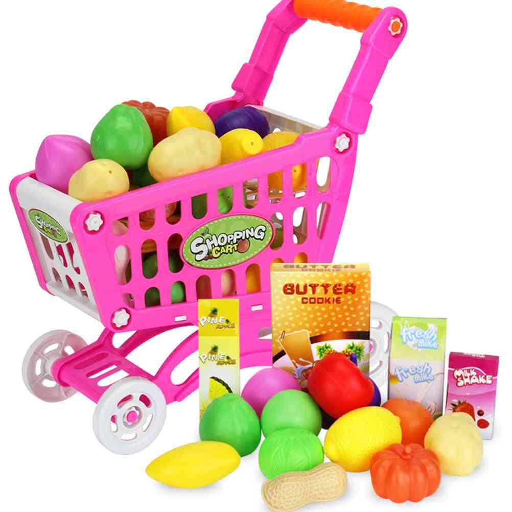 Mini Shopping Cart-pretend Play Toy