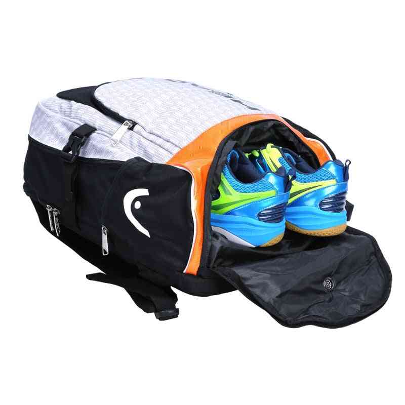 Mochila de tênis para badminton, bolsas para treino esportivo de squash