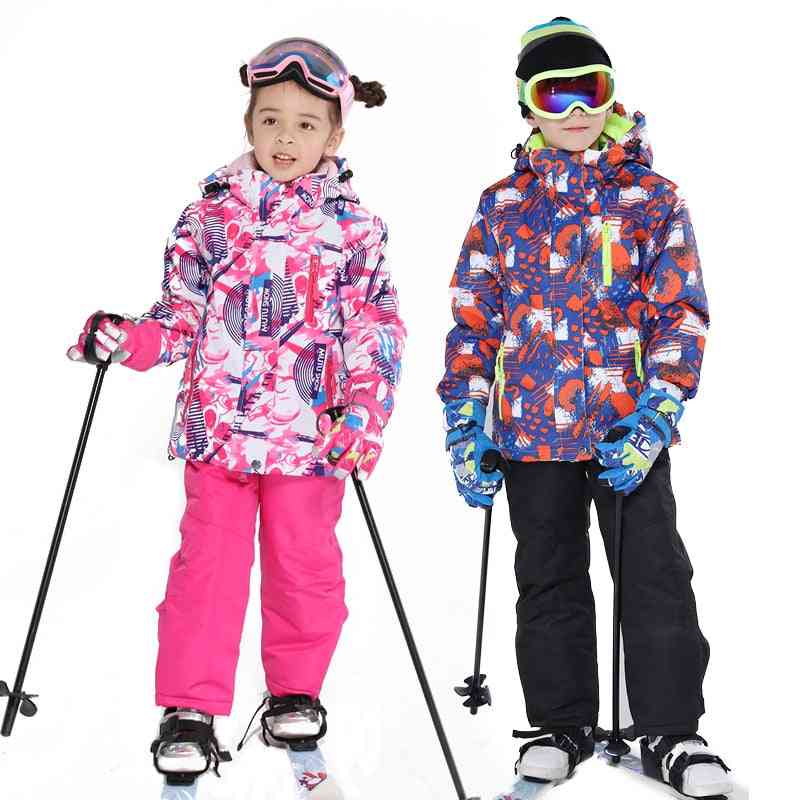 Boys / Winter Snow Snowboard Suit, Jackets And Pants Set