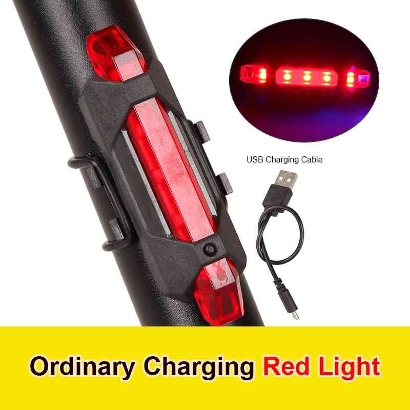 Led Usb Bicycle Rear Tail Light