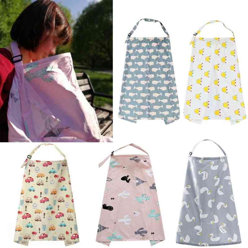 Breathable Baby Feeding Nursing Covers, Adjustable Privacy Apron