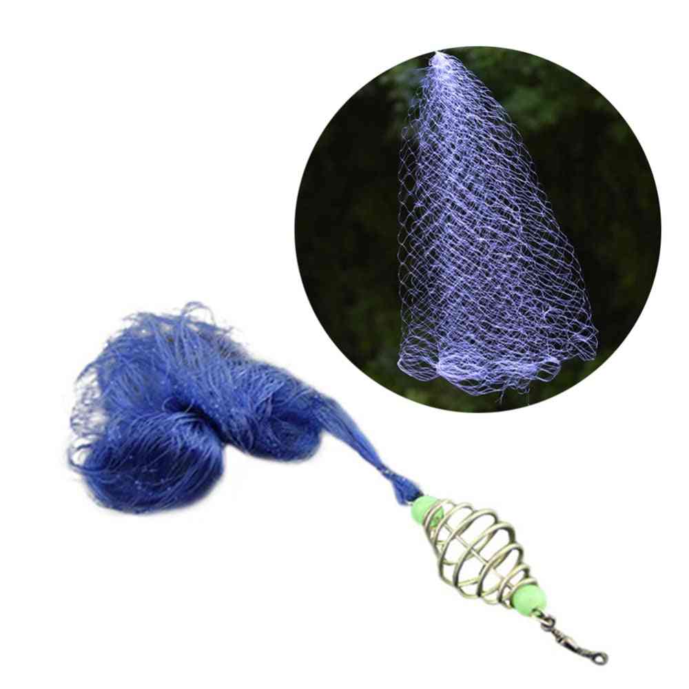 Sininen kalaverkko, ansa kannettava nailonvalohelmi kupari puuttua pallohäkki