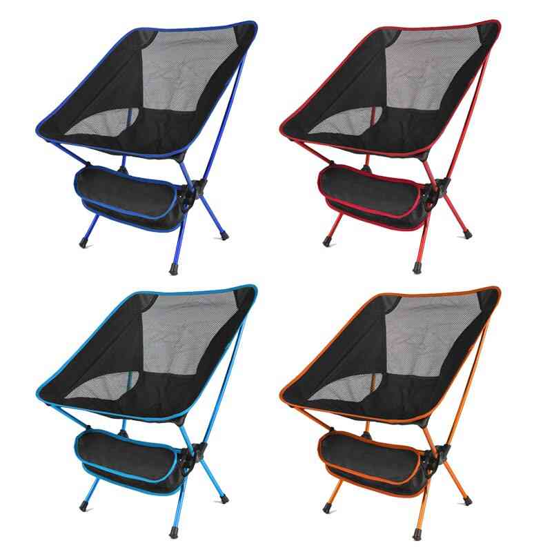Foldable Camping Chair, Fishing Bbq Hiking Ultra Light Outdoor Tools