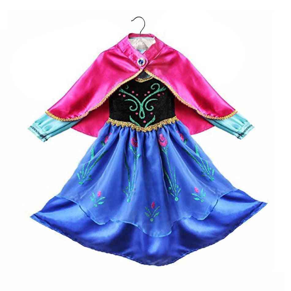 Filles princesses habillent, costume de beauté fantaisie pour enfants