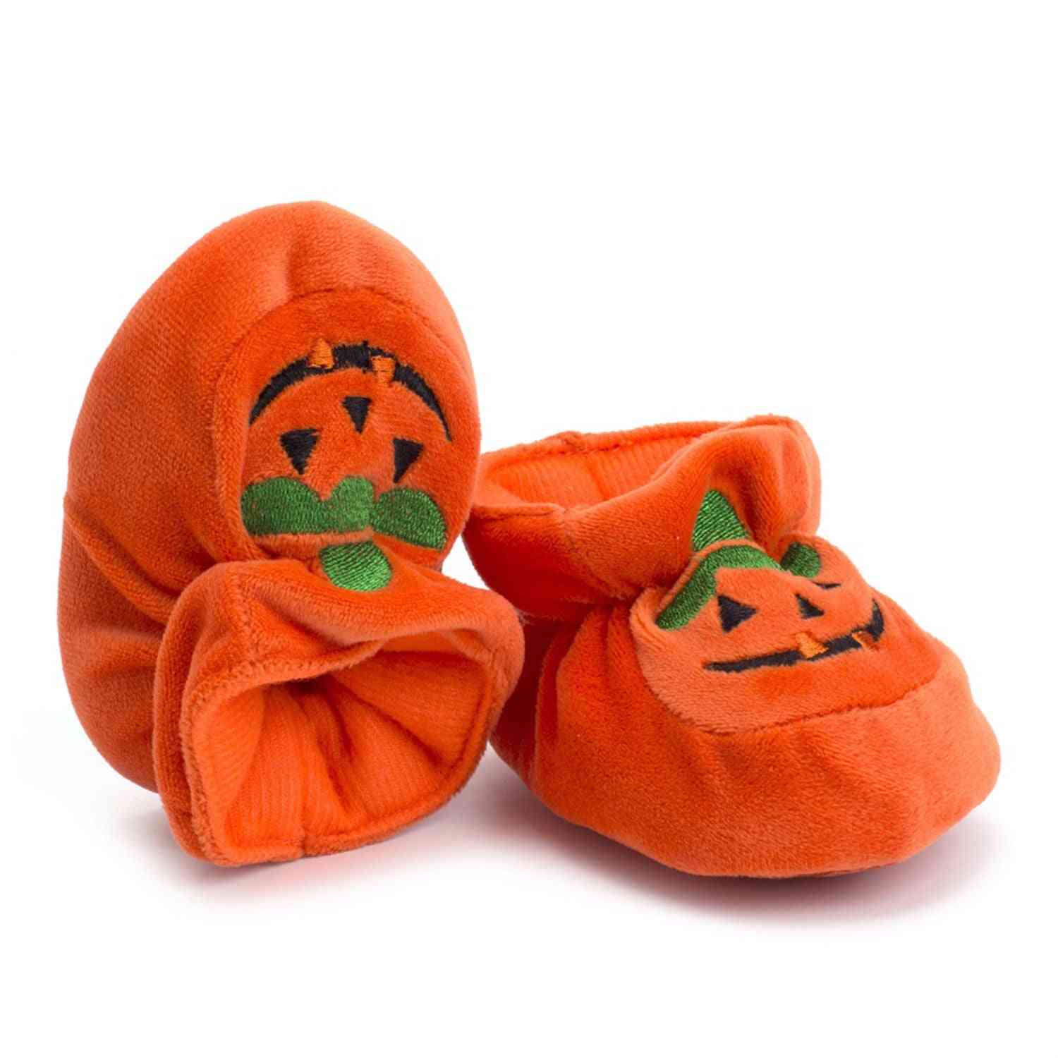 Halloween Pumpkin Pattern-casual Crib Shoes