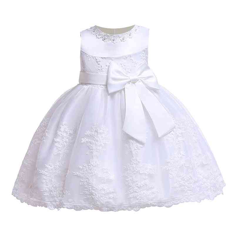 Nyfödda kläder-baby flickor bröllopsfest prinsessa klänning