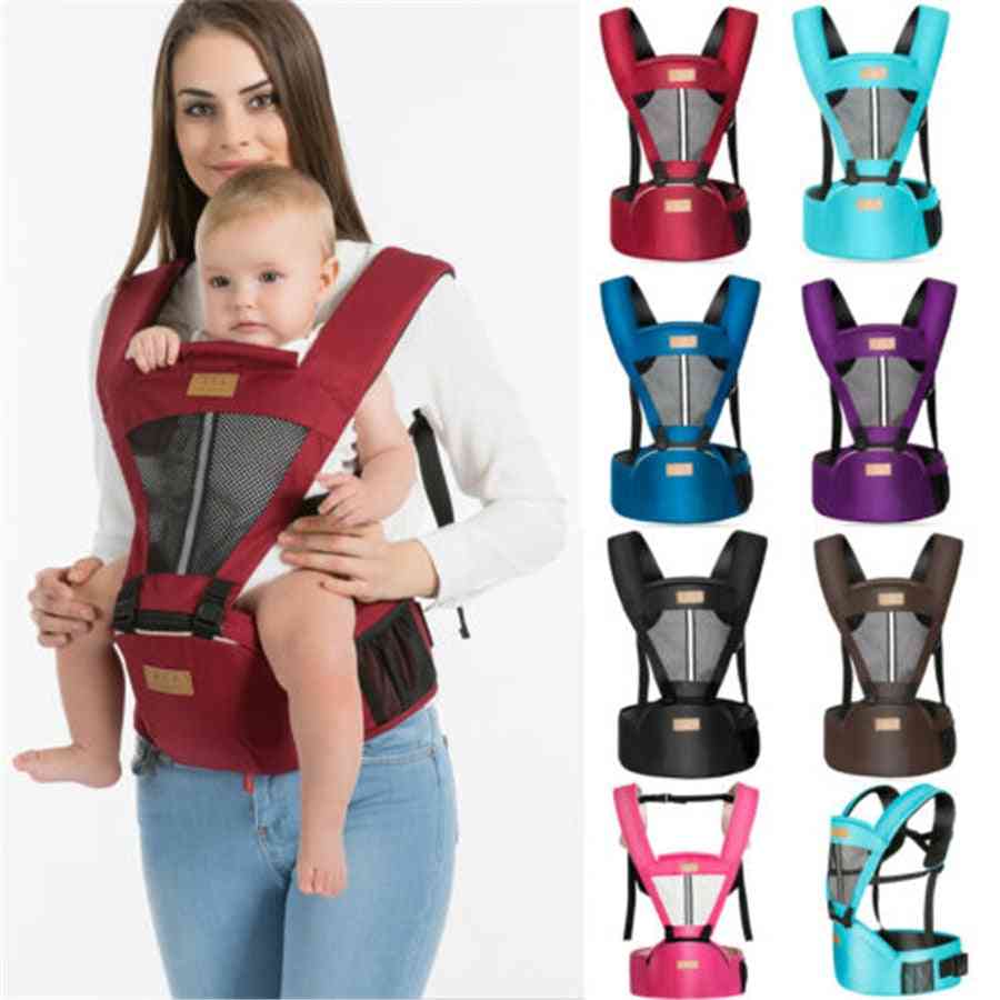 Multi-functional Baby Carrier With Removable Hip Seat-waist Support Stool