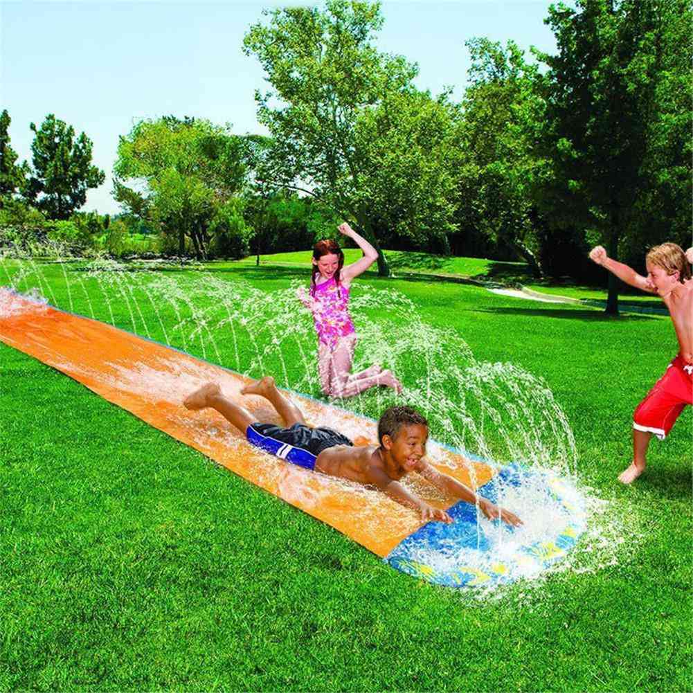 Children Double Surf Water Slide Spray Summer Games Toy