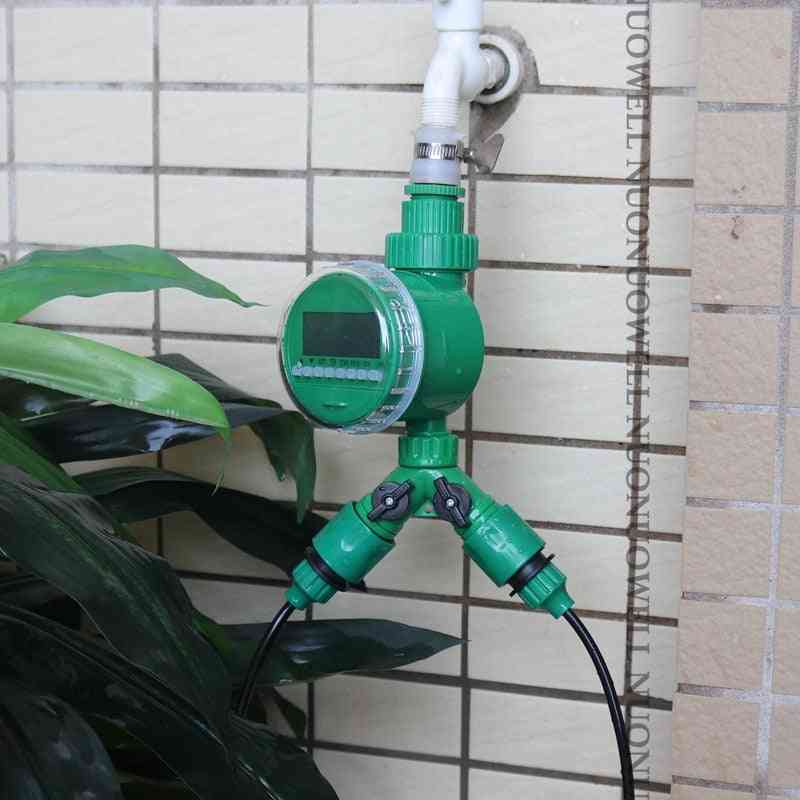 DIY timer kontrol drypvandingssystem automatisk vanding justerbar drypper hjem haven