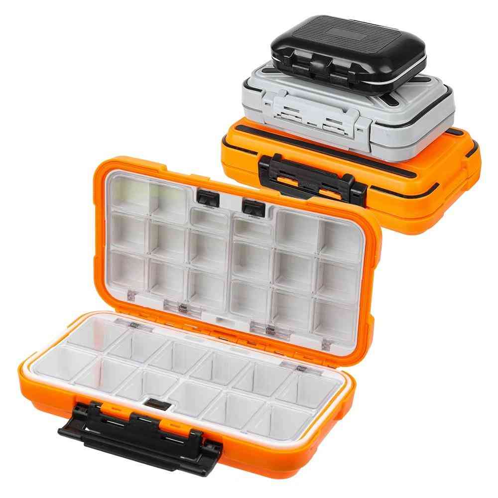 Fishing Tackle Box, Waterproof Double-side Bait Lure Hooks Storage Boxes