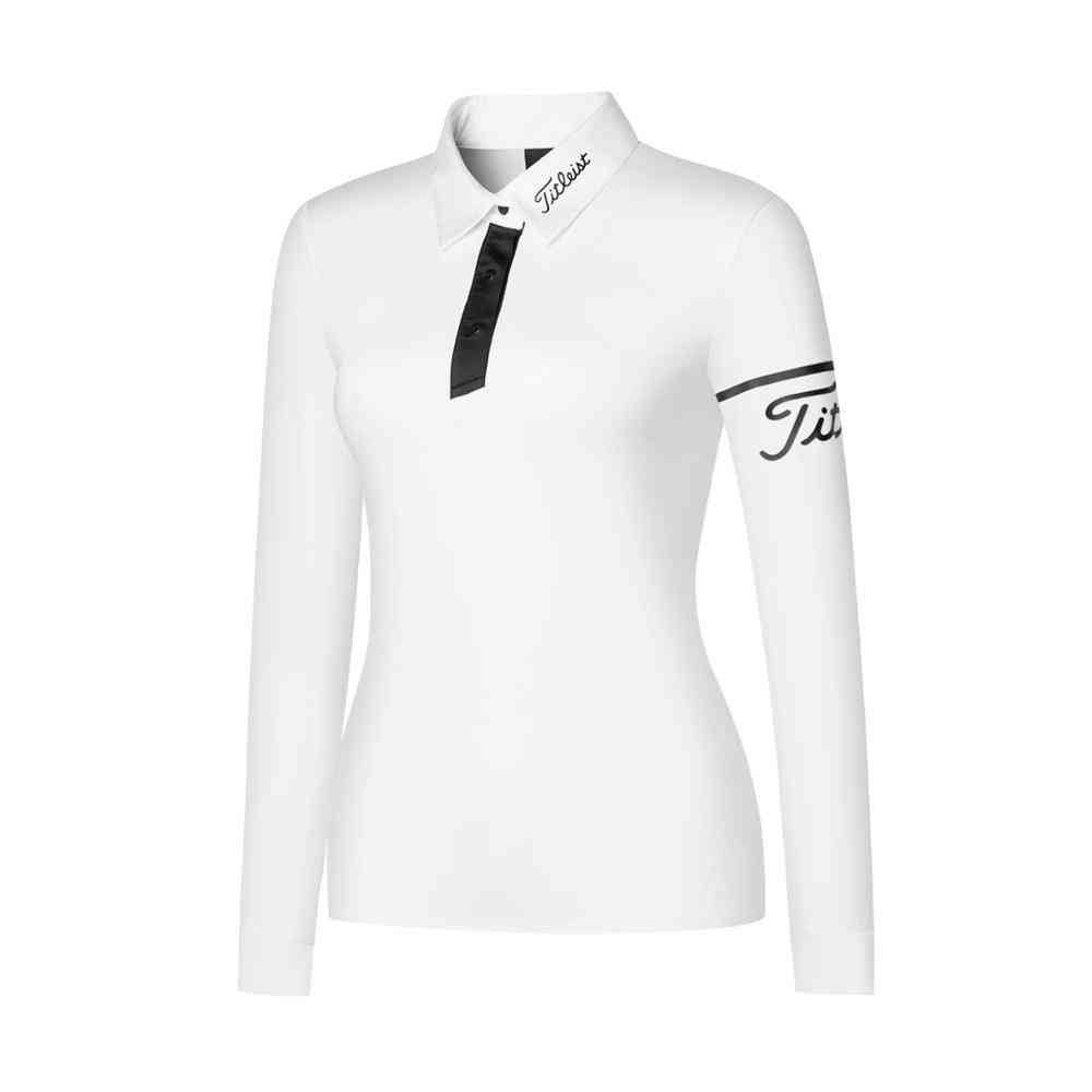 חולצת פולו חולצת ספורט סתיו לגולף לנשים בגולף