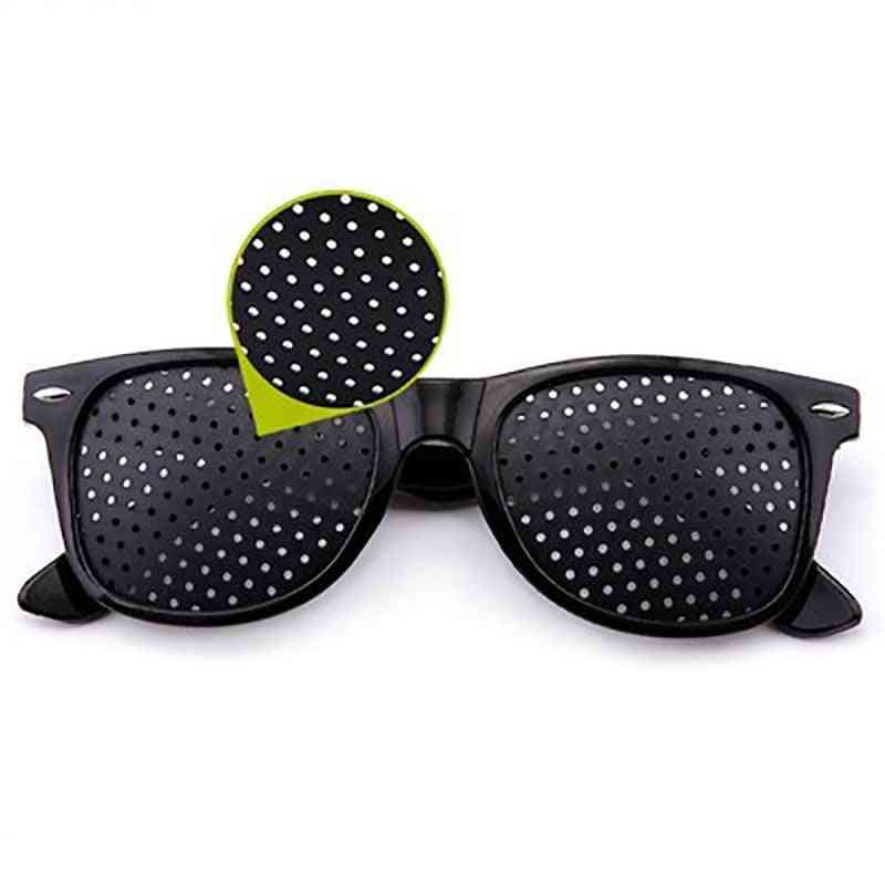 Amélioration de la vue soins exercice lunettes lunettes formation vélo broche petit trou lunettes de soleil camping