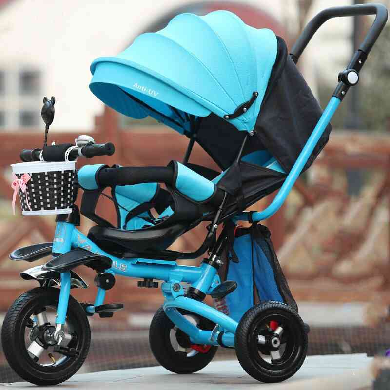 Baby Tricycle, Bike 3 In 1 Flat Lying Baby-carriage Stroller Trike