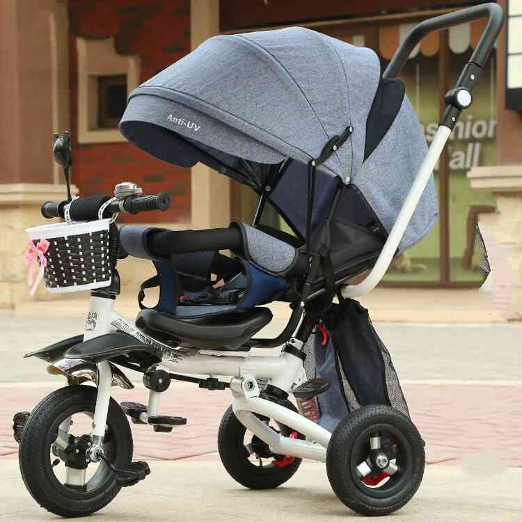 Baby Tricycle, Bike 3 In 1 Flat Lying Baby-carriage Stroller Trike