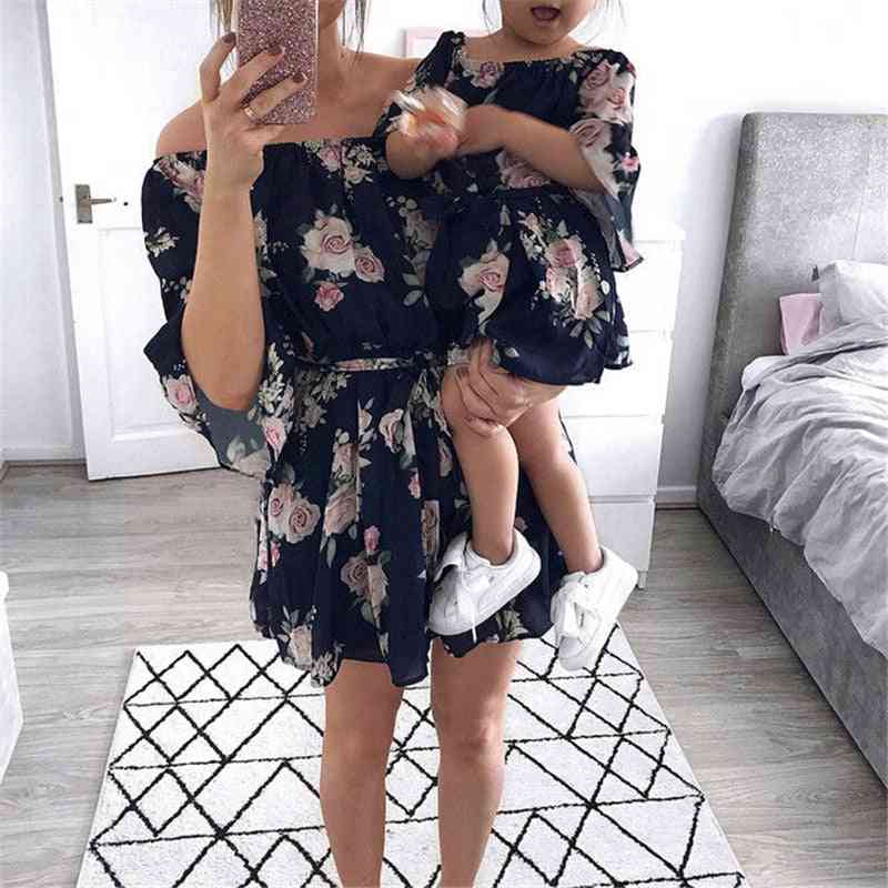 Mother & Daughter Dress, Family Matching Outfits