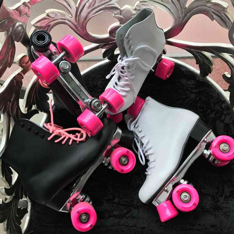 Waterproof And Lace Up, Double Row Roller Skates