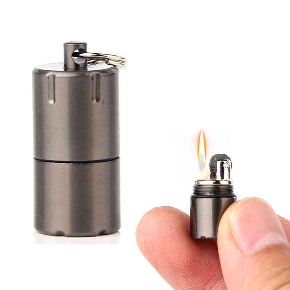 Mini Kerosene Lighter Key-chain For Outdoor Tools
