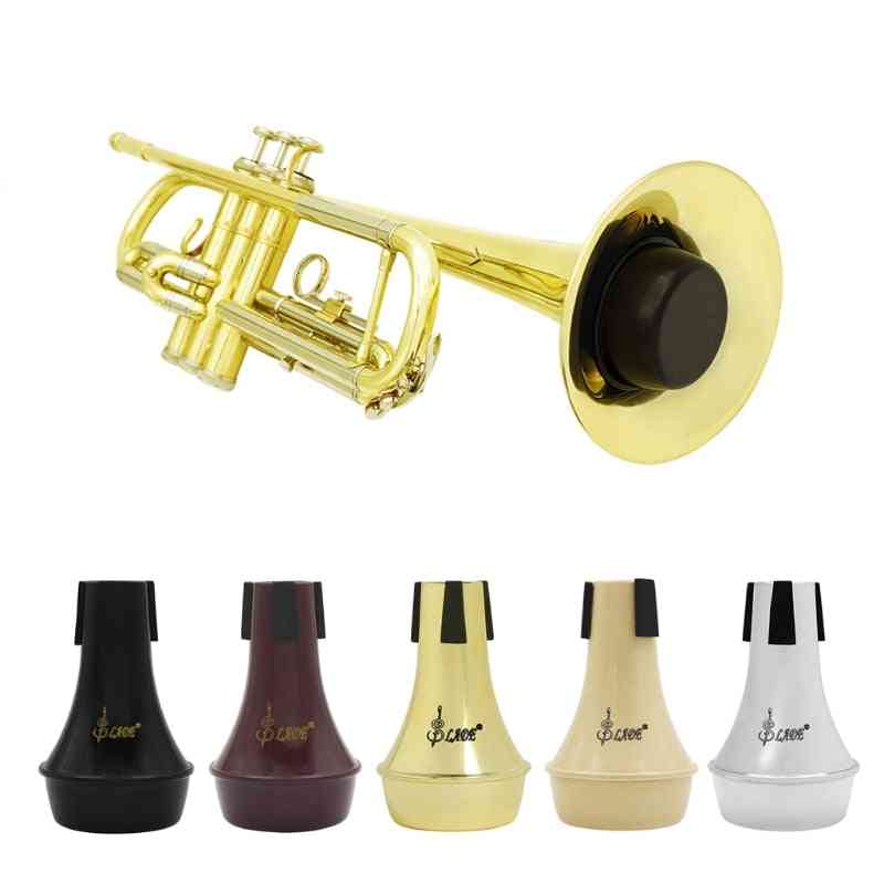 Trompette mute alto ténor, silencieux droit mute trombone, accessoires de pièces en laiton sourdine