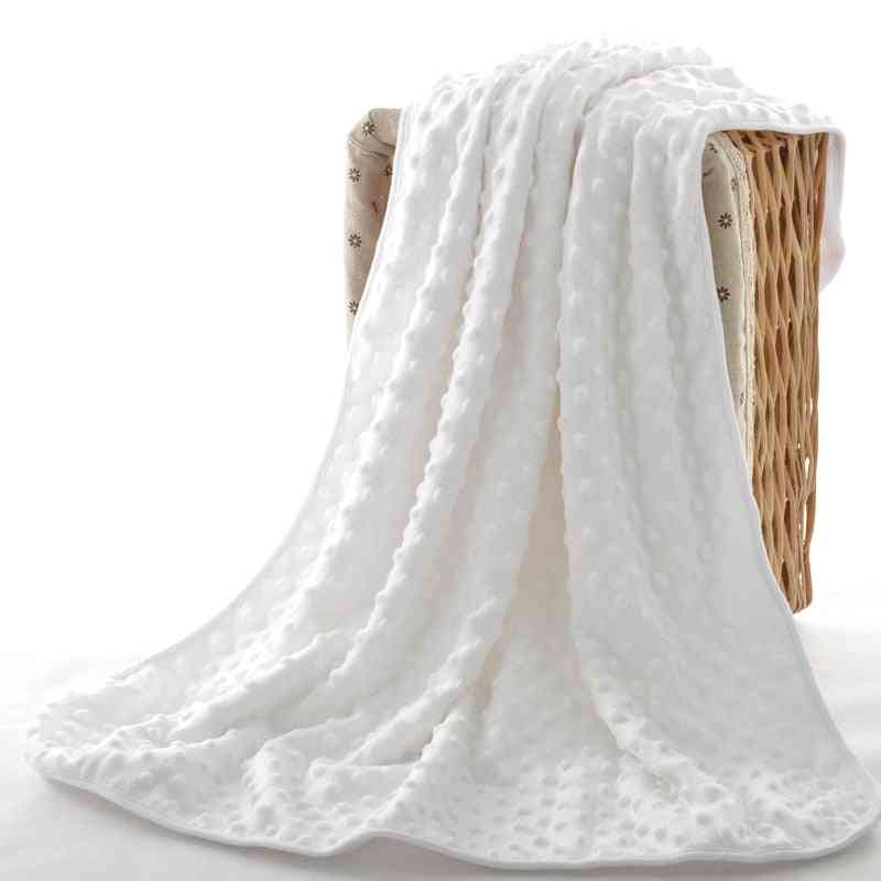 Newborn Baby Blankets Soft Stroller Sleep Cover, Bedding Swaddle Wrap Bath Towel