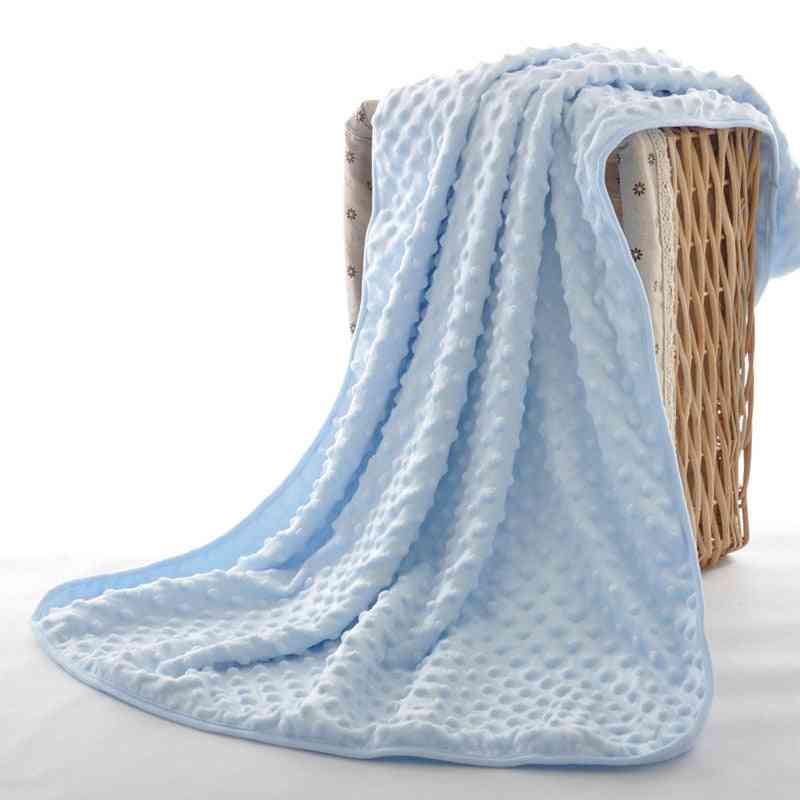 Newborn Baby Blankets Soft Stroller Sleep Cover, Bedding Swaddle Wrap Bath Towel