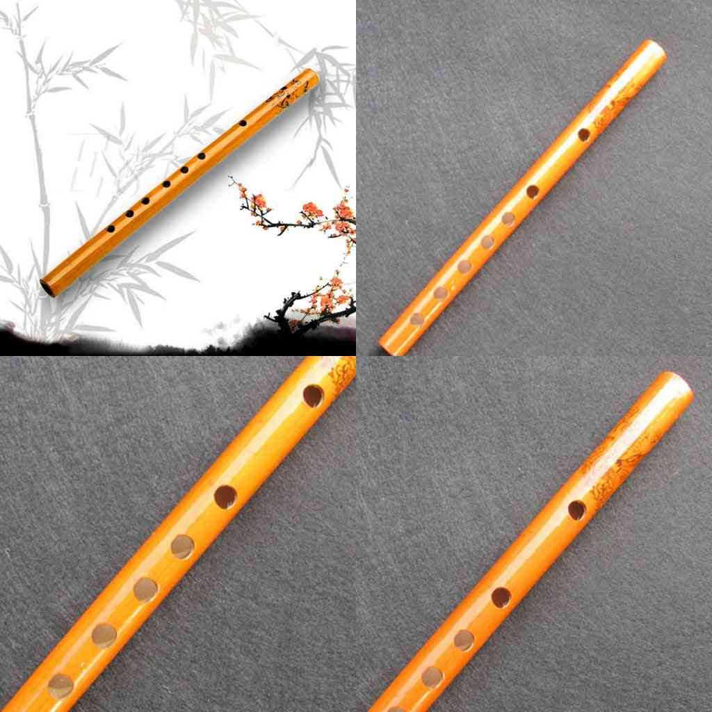 6 Hole Bamboo Flute Clarinet Student Musical Instrument