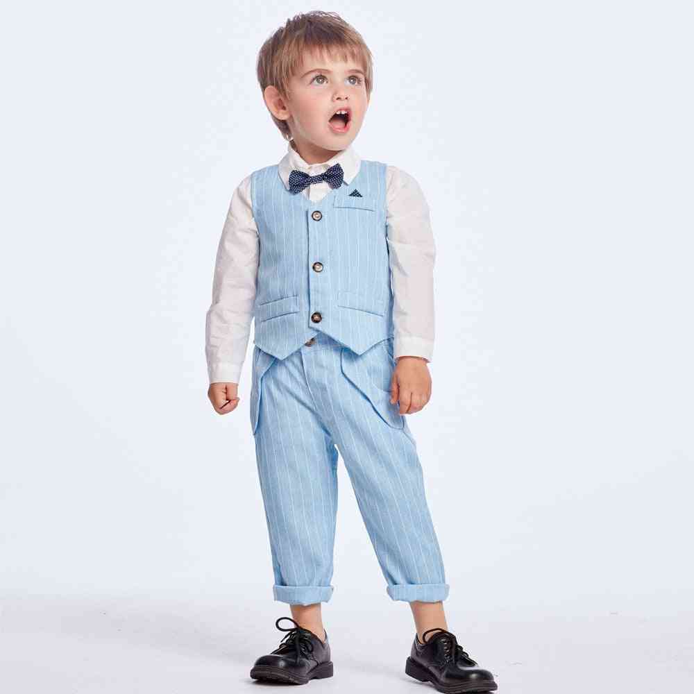 Blazers Clothes Boy Suits, Baby Vest, Shirt & Pants Set