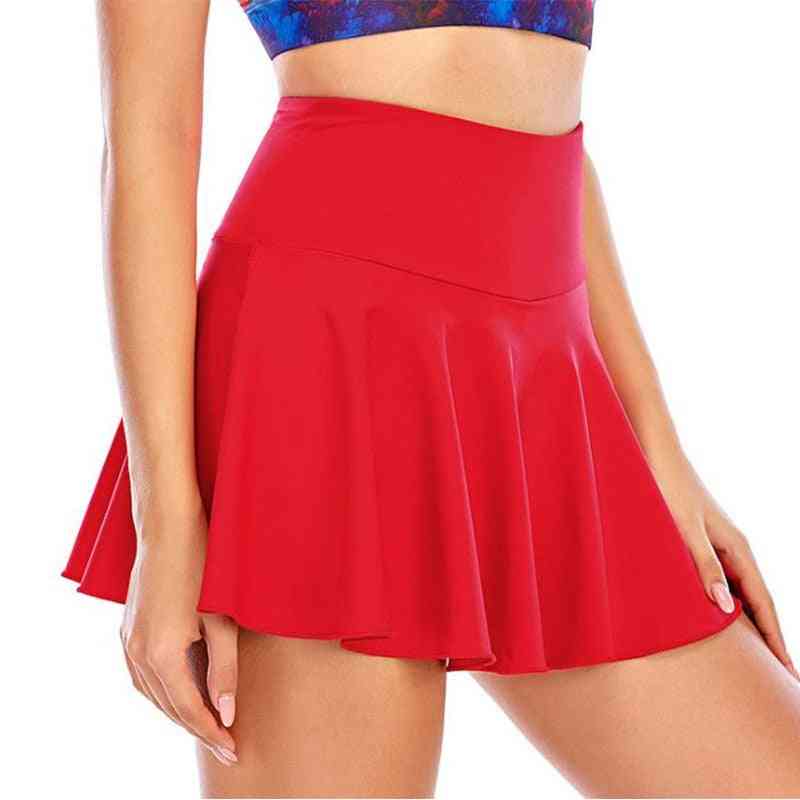 Cloud Hide Tennis Skirts, Women Sports Golf Pleated Fitness Shorts, High Waist Athletic Quick Dry