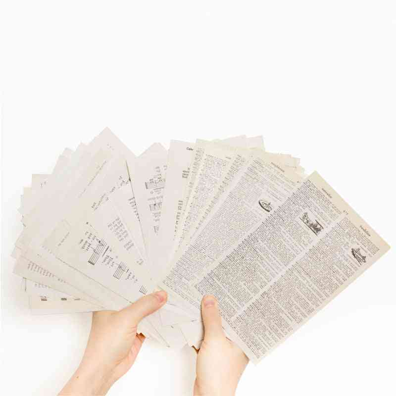 Retro Letter Scrapbooking/card Making/journaling Project Diy Kraft Paper Card