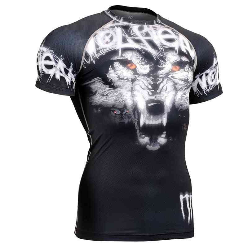 Tiger Animal Printing T-shirts, Short Sleeve Shirt