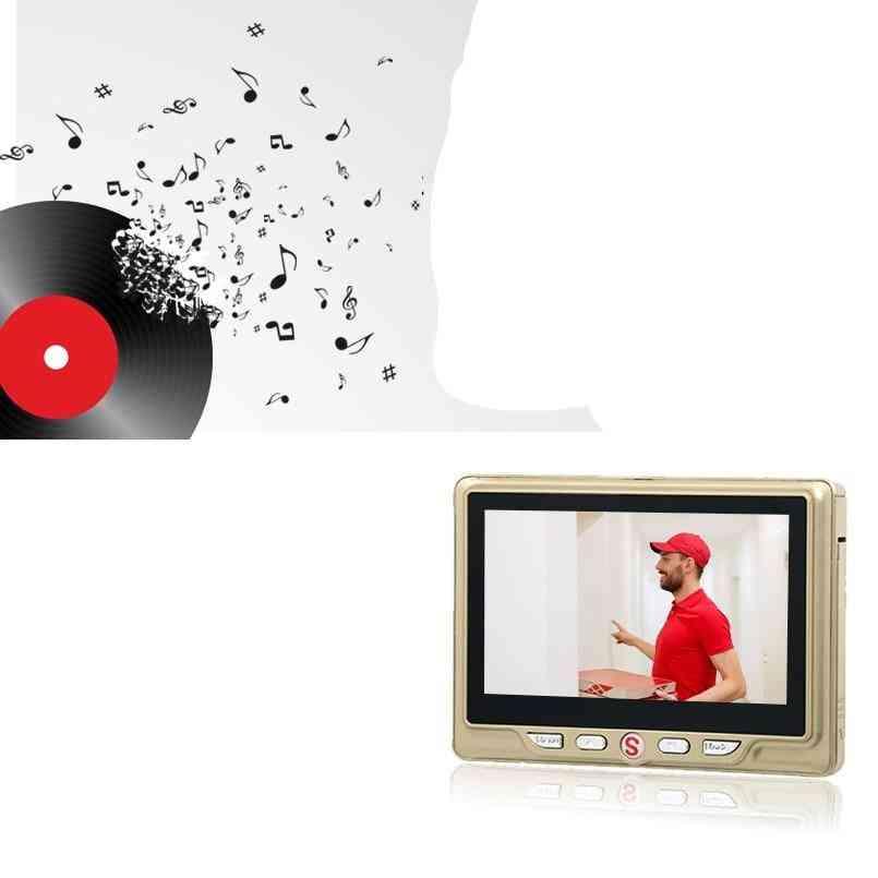 Campanello per videocamera digitale spioncino, video-eye con scheda tf