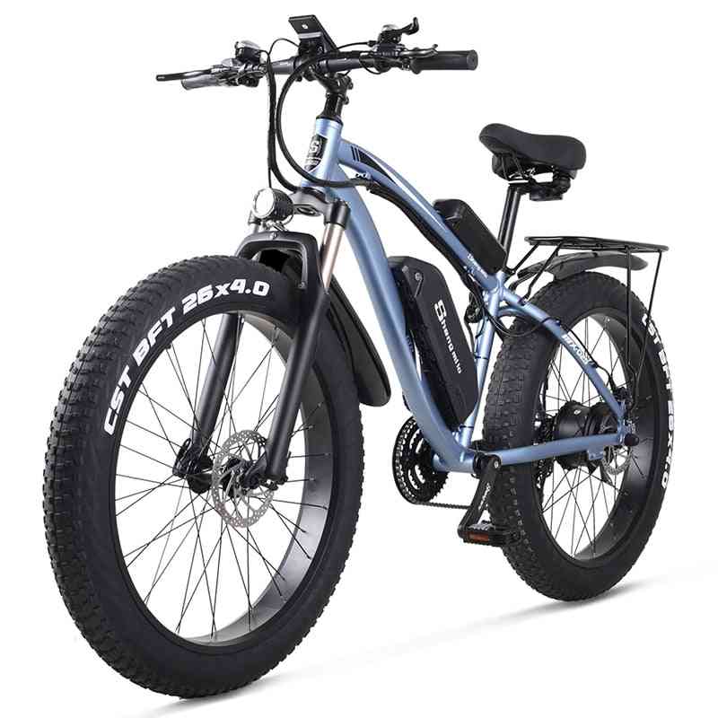 Elektryczny rower śnieżny, rower górski, gruby ebike z baterią litową