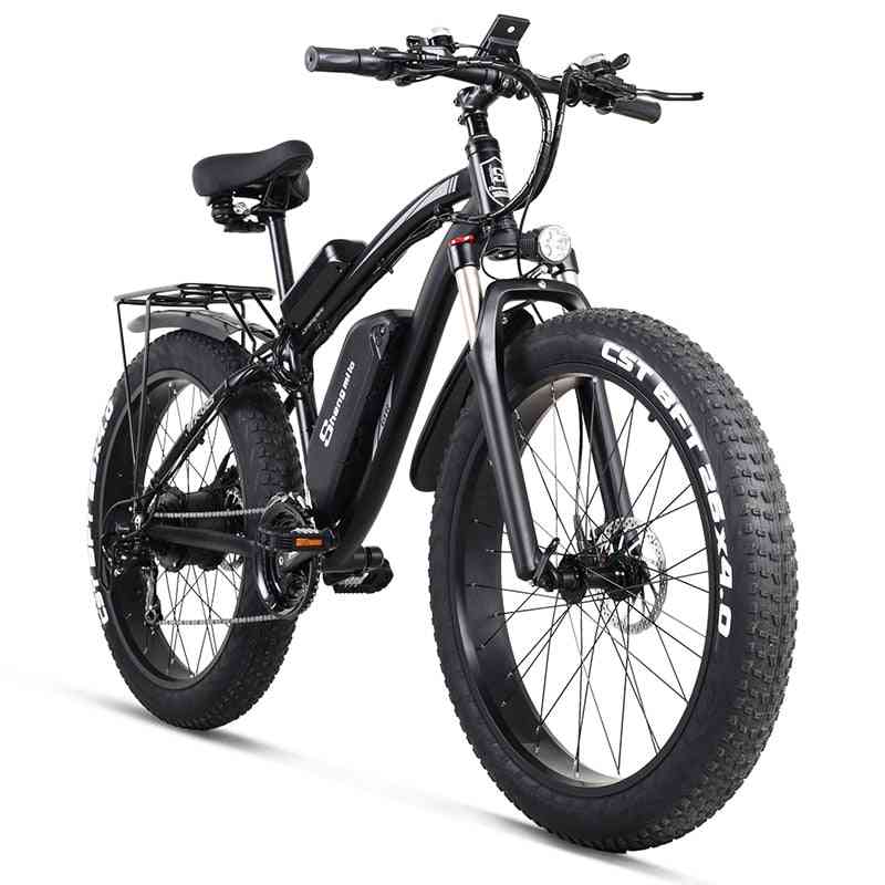 Elektrické kolo, pánské horské sněhové kolo, ebike, ebike s tukovými pneumatikami