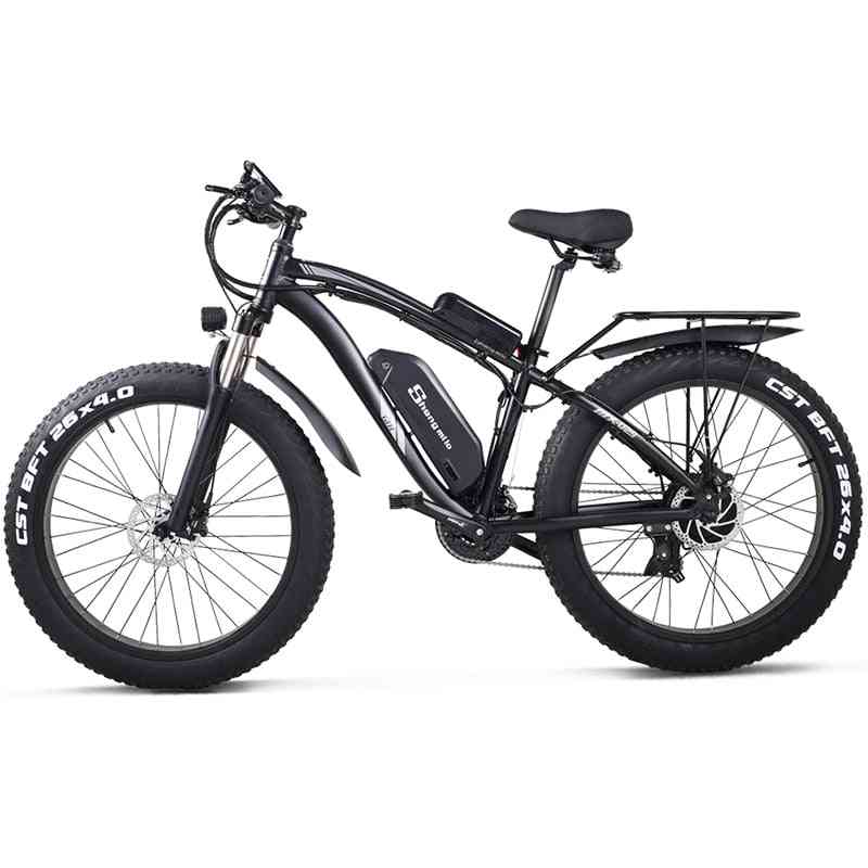 Elektrisk cykel, mens mountain snow cykel, ebike, fett däck ebike