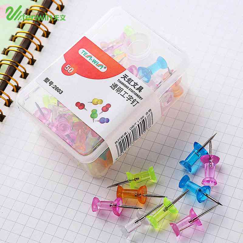 Color Thumbtacks Push Pin - Cork Board Thumb Tacks