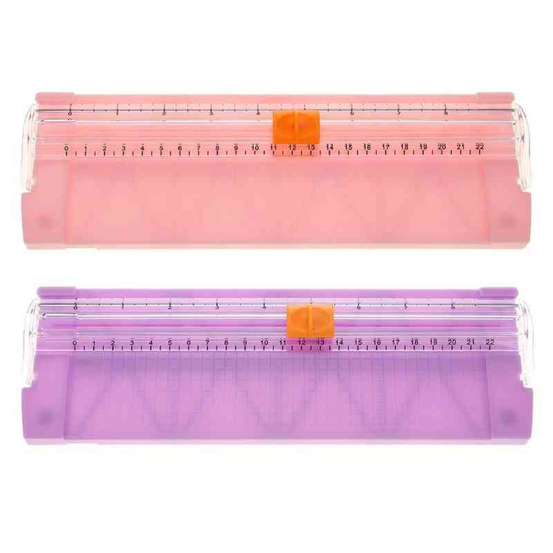 Precision Paper Trimmers, Cutters, Guillotine With Pull-out Ruler