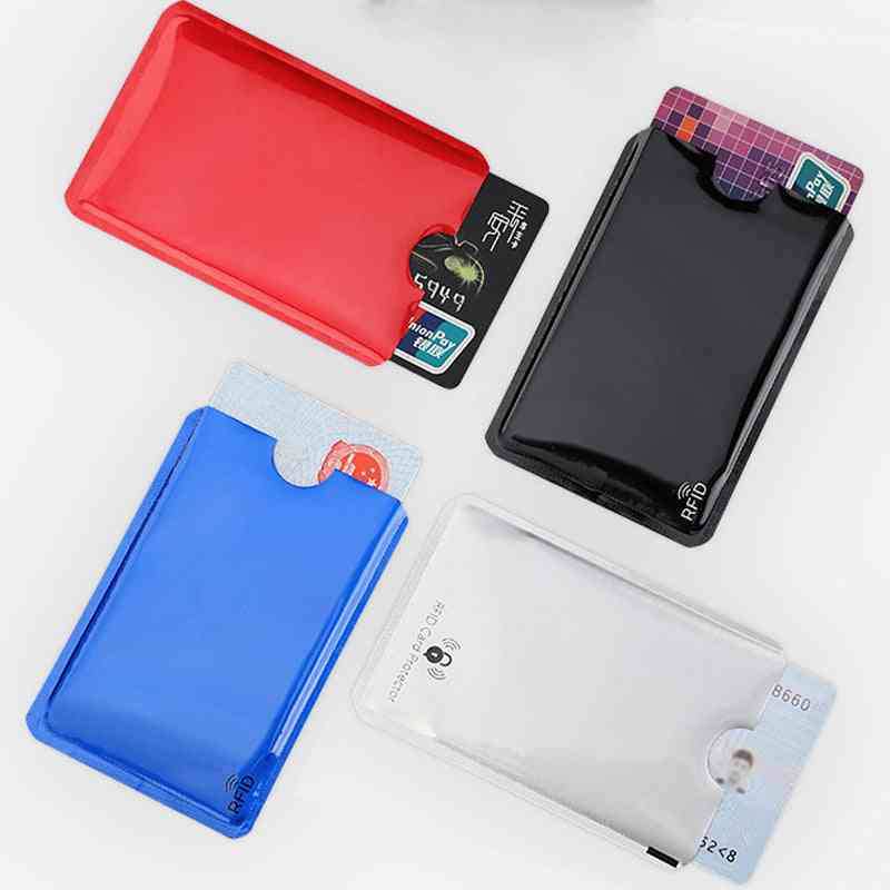 Anti Rfid Blocking Reader Card Cover, Holder Protection Id Bank Case