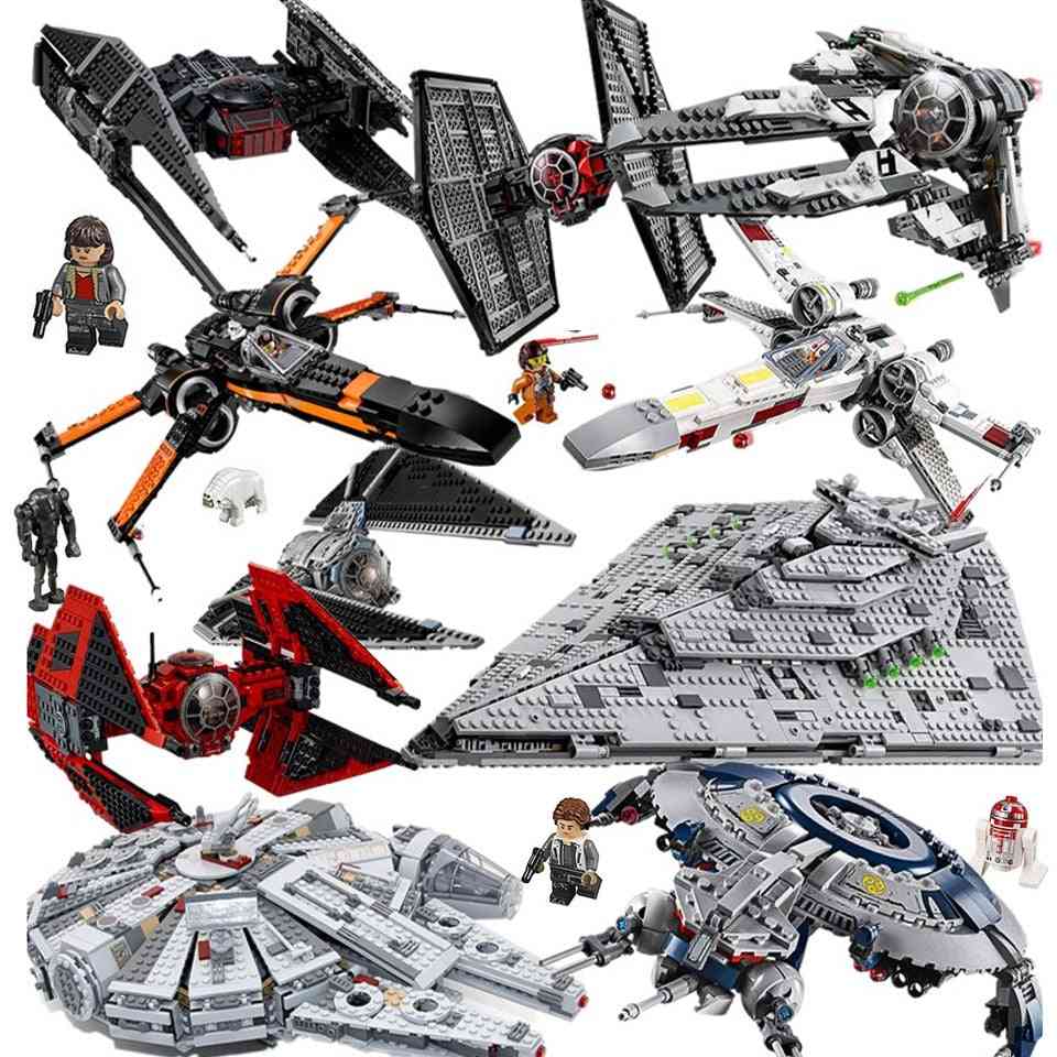Star moc wars, x-wing tie fighte, r micro fighters, stavebnice set