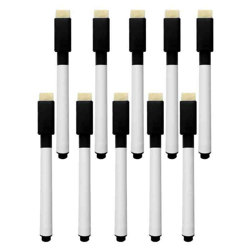 Black Erasable White Board Markers Pen